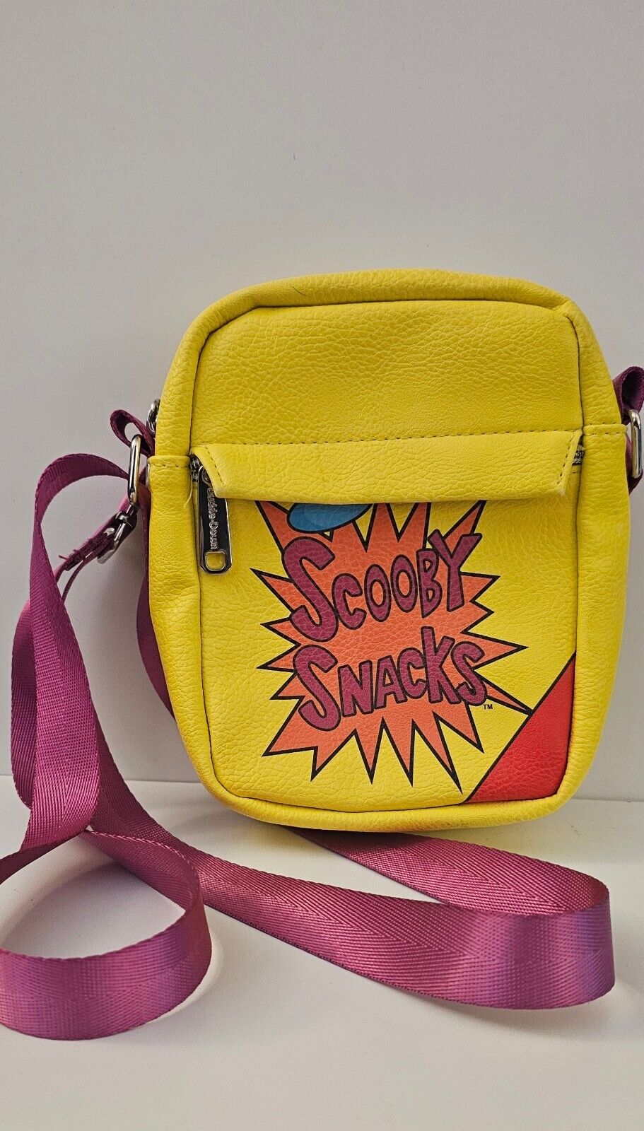 Buckle-Down Scooby-Doo Scooby Snacks Box Yellow Crossbody Bag NWT