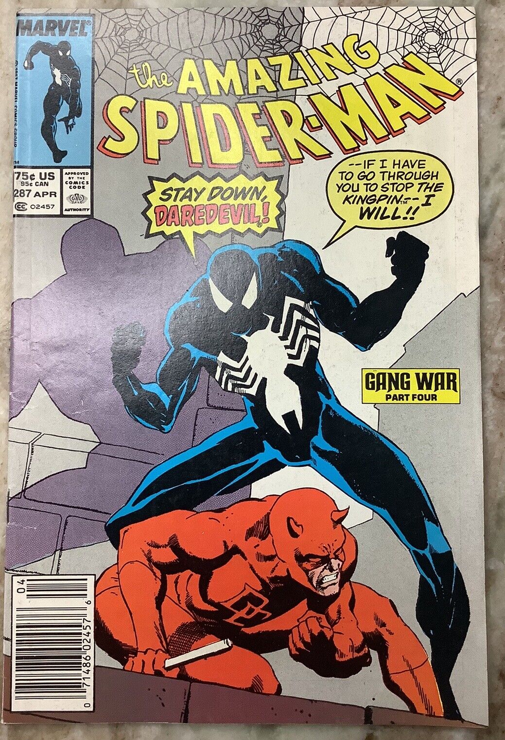 The Amazing Spider-Man 287 Marvel 1987 Comic Book Newsstand