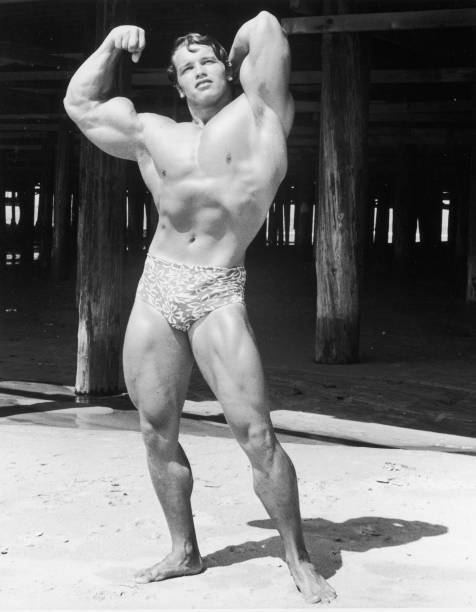 Arnold Schwarzenegger Bodybuilder And 1968 Mr Universe Winner Old Photo 2