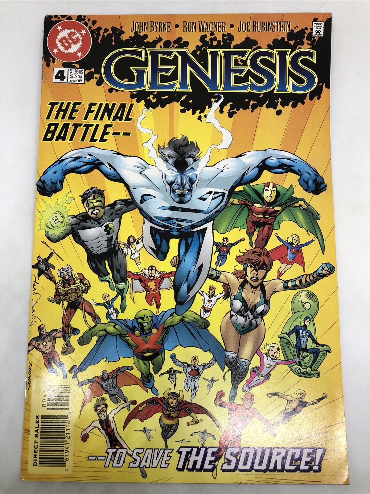 DC Comic Genesis #4 October 1997