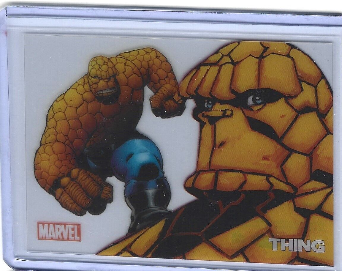 Marvel 2010 70 Years Marvel Comics THING Clearly Heroic Cells Insert