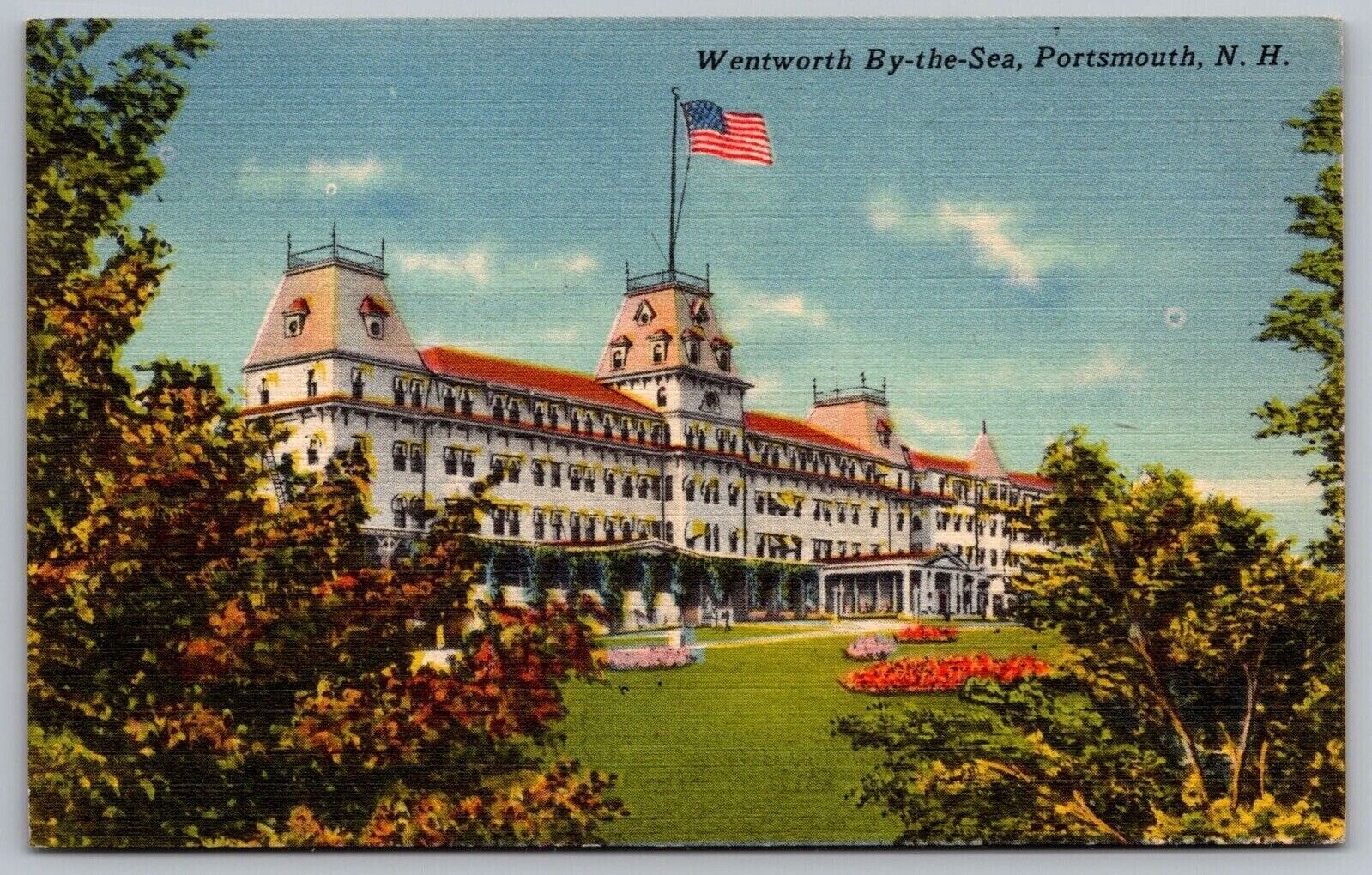 Wentworth By Sea Portsmouth NH New Hampshire Linen PC PM Cancel WOB Note