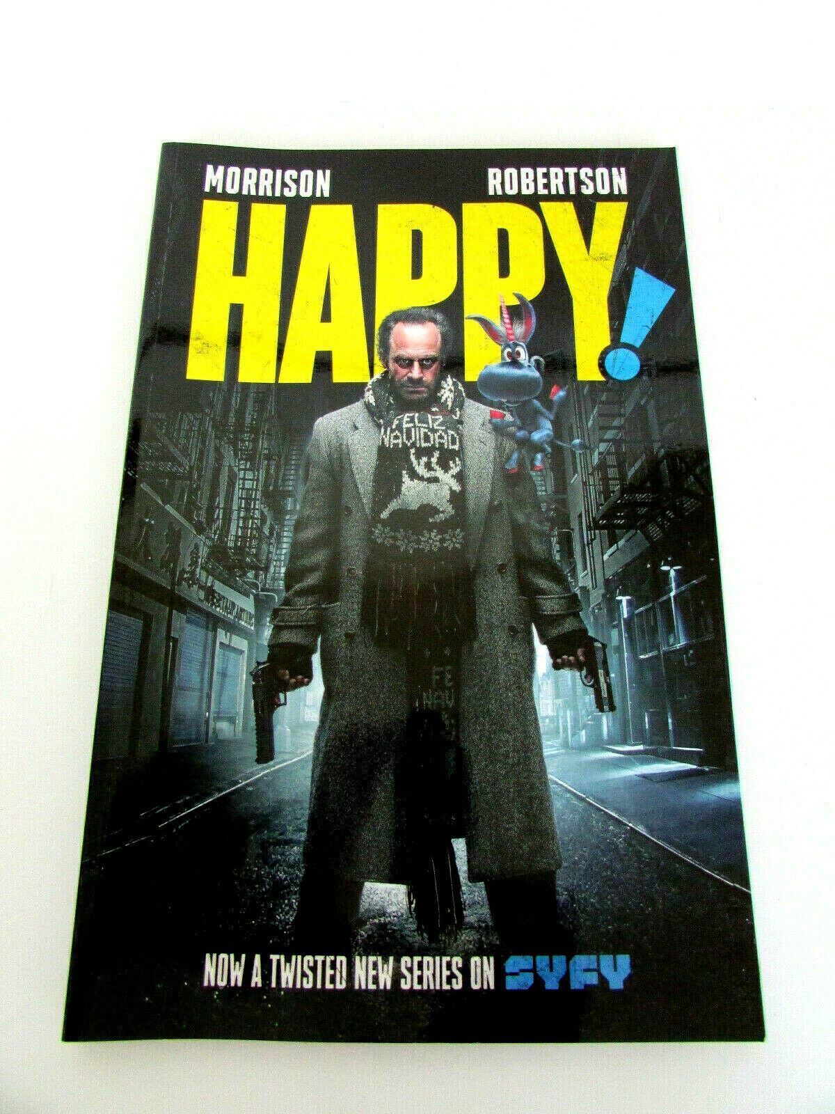 Happy Deluxe Edition by Grant Morrison (2017, Paperback) Image Comics - SYFY