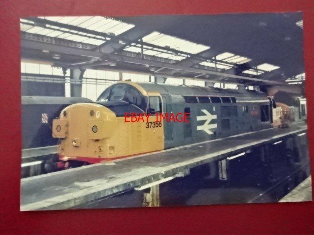 PHOTO  BR CLASS 37 37356 GRAINFLOW AT TINSLEY