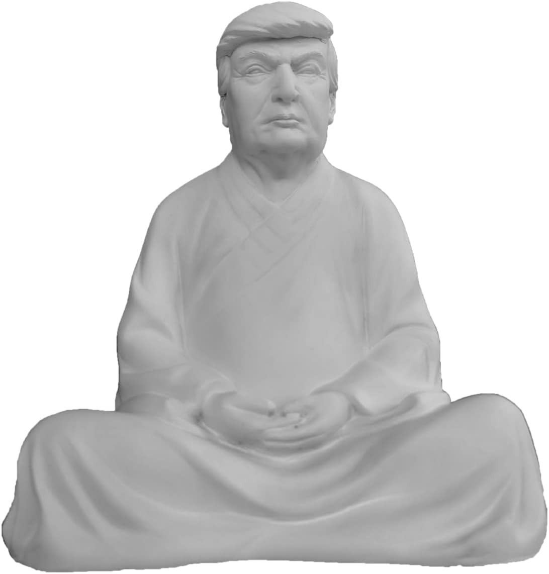 Trump Buddha, Donald Trump Statue, Former President Donald Trump Resin Statue,