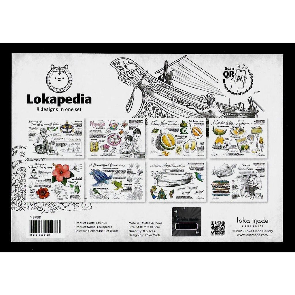 LOKAPEDIA  (8 Design in 1set )
