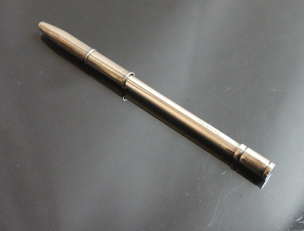 Authentic HERMES Ballpoint pen for agenda Sterling Silver #3354