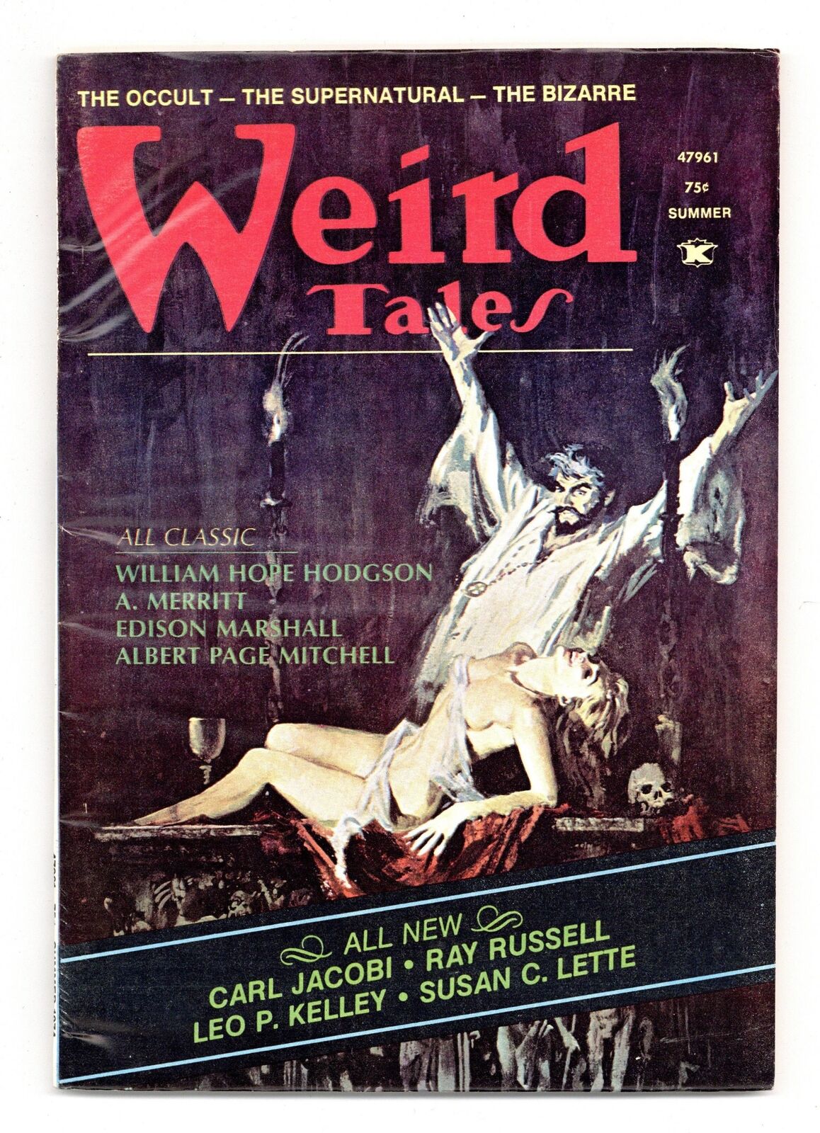 Weird Tales Pulp 1st Series Sep 1974 Vol. 47 #4 VG 4.0 Low Grade