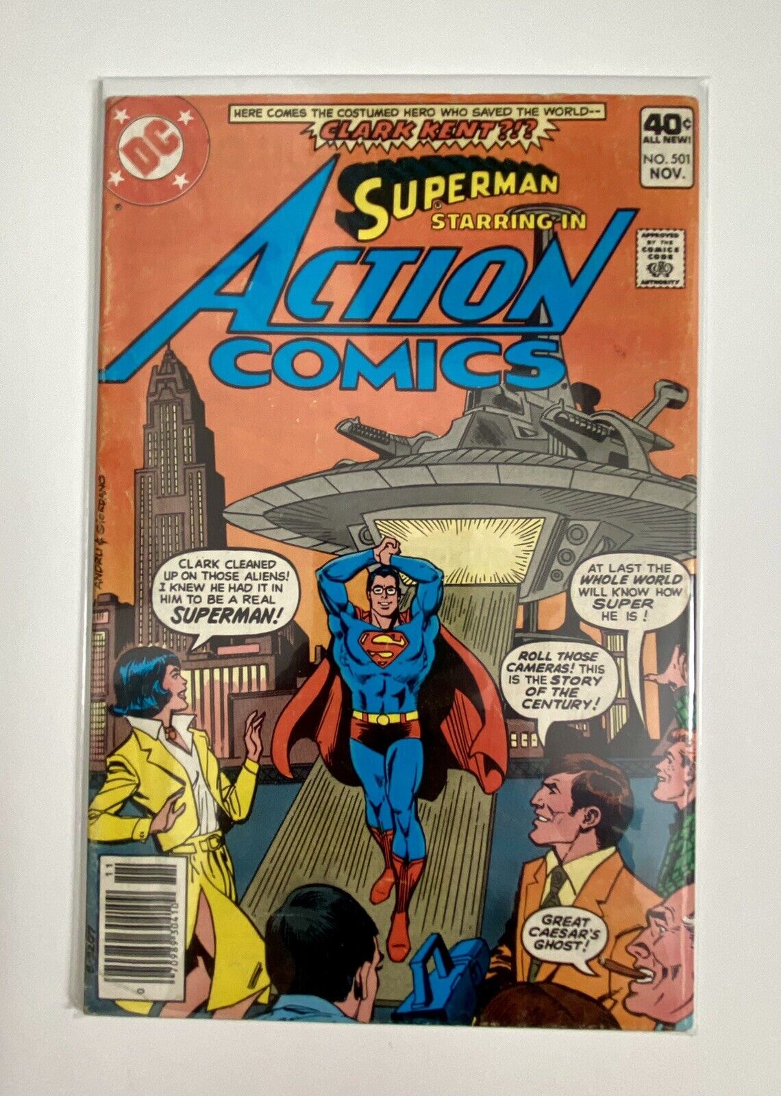 Superman Starring In Action Comics 501 -  DC Comics - Bronze