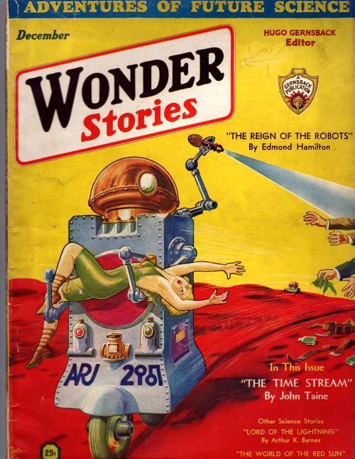 Wonder Stories Dec 1931 FIRST Simak publication; Paul Cvr; Taine; - Pulp