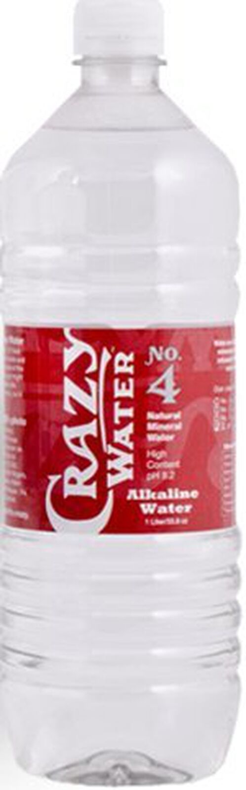 Crazy Water (Mineral Wells, TX) Natural Alkaline Mineral Water 1L Bottle (Pac...