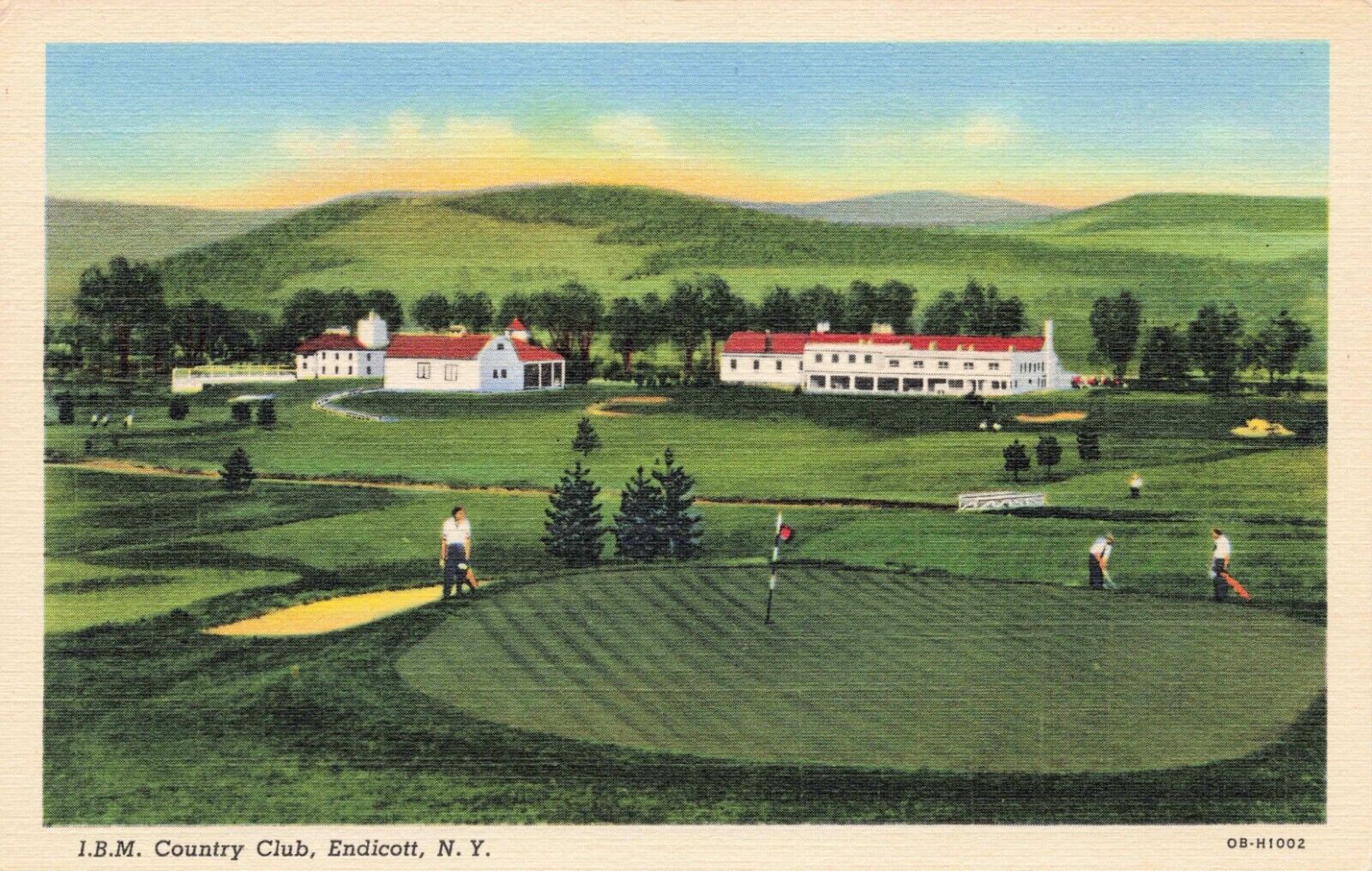 I.B.M. Country Club, Endicott, New York Vintage PC
