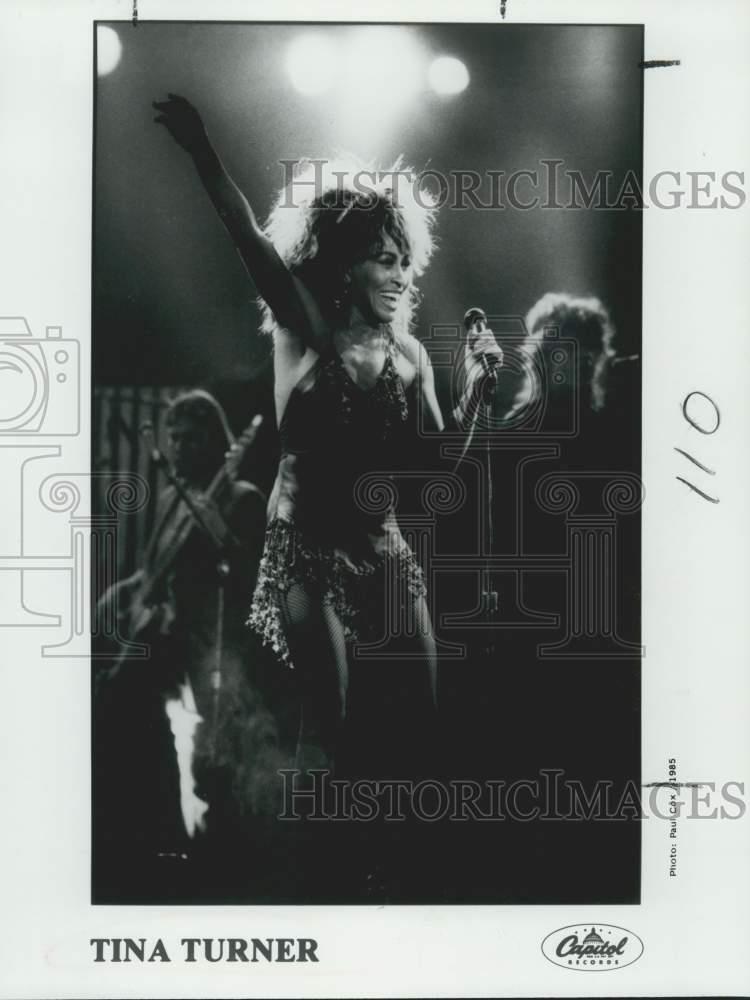 1981 Press Photo Singer Tina Turner - sap47562