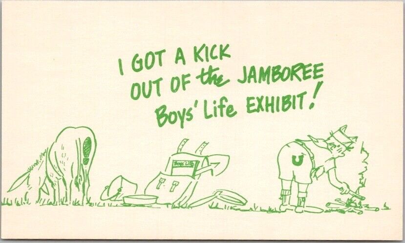 Vintage 1969 BOY SCOUT JAMBOREE Postcard \