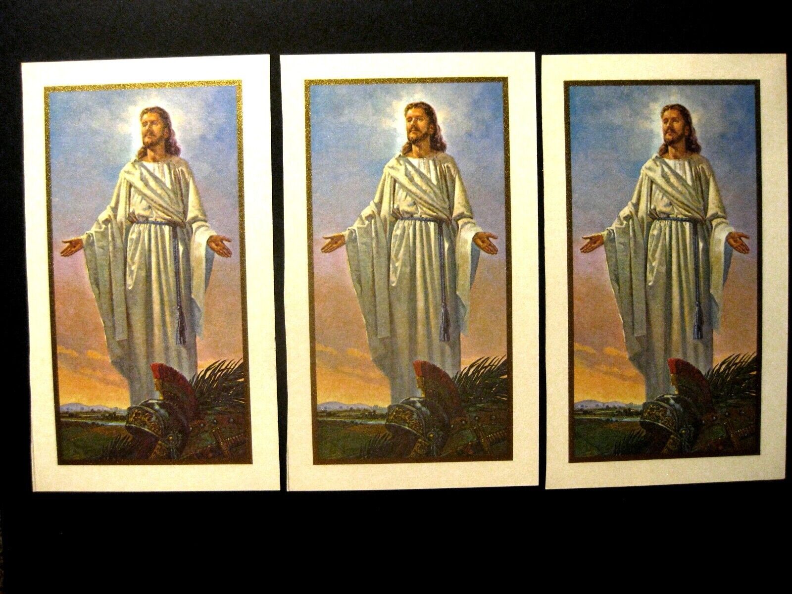 Vintage The Legend of The Dogwood  Cards~Jesus~TRINITY MISSIONS~ 3 Old Beauties