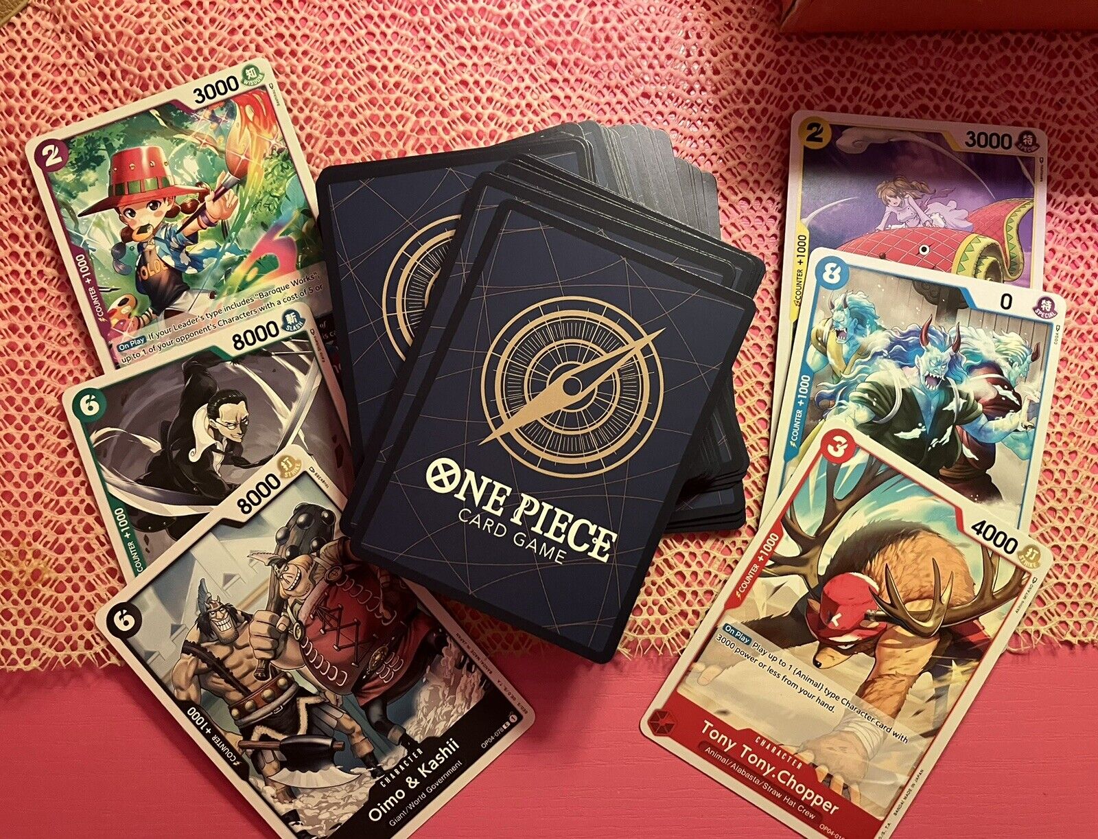 One Piece card pack,50 piece\'s,randomly chosen