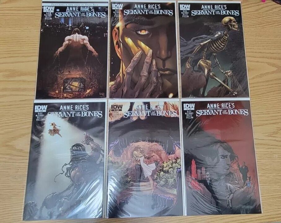 Anne Rice Servant of the Bones #1-6 Complete IDW Set Read Once