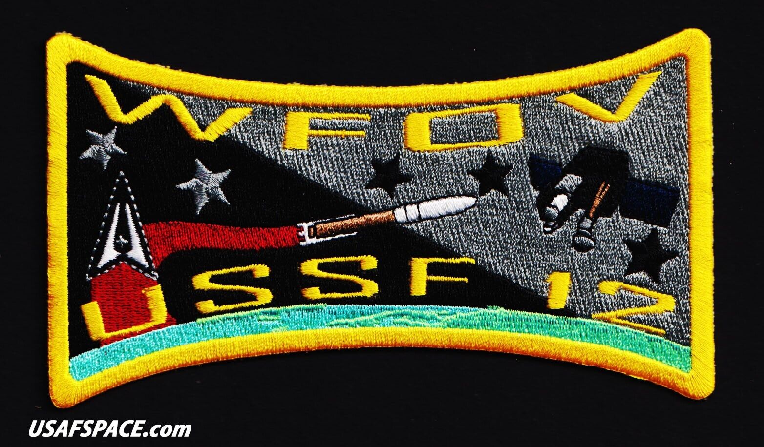 ORIGINAL USSF 12 -WFOV- ULA BOEING- Wide-Field-of-View -SATELLITE Mission PATCH