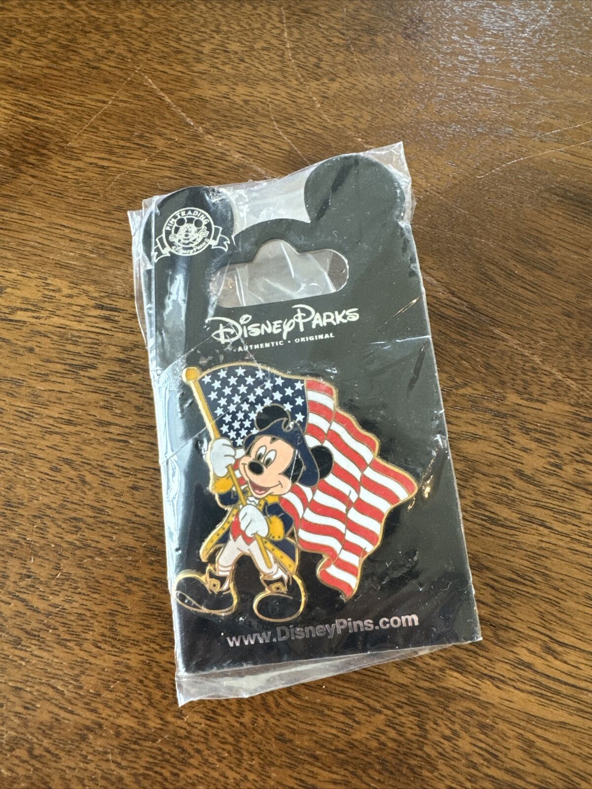 Disney Mickey Mouse Pin American Flag General Mickey Independence Day NIP