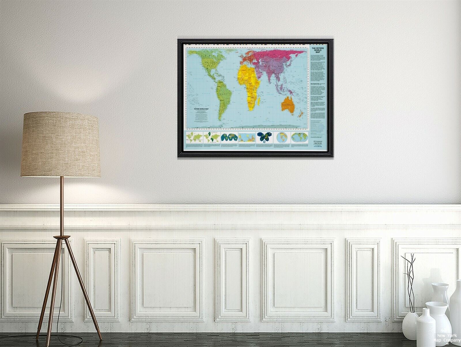 2006 Map of World | World Map | Map of World Map Reproduction | Vintage World M
