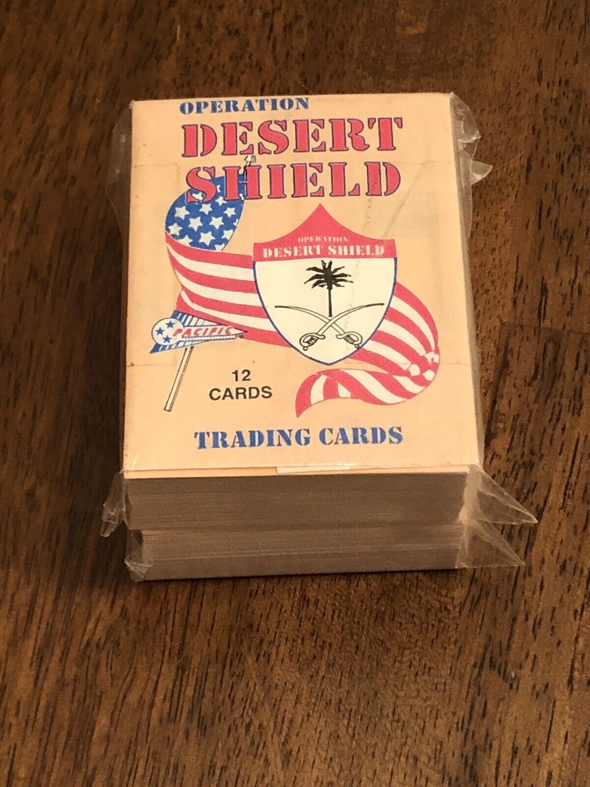 1991 Pacific Trading Co Desert Shield Complete Card Set 1-110 Mint Condition