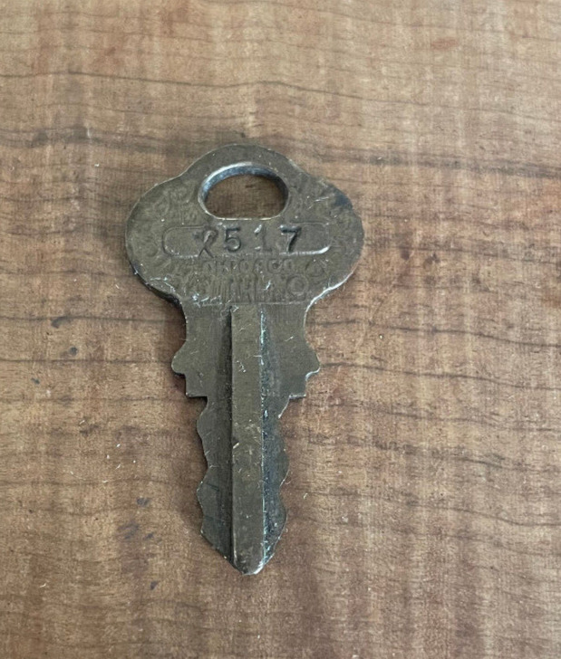 Vintage Chicago Lock Co. Key X517