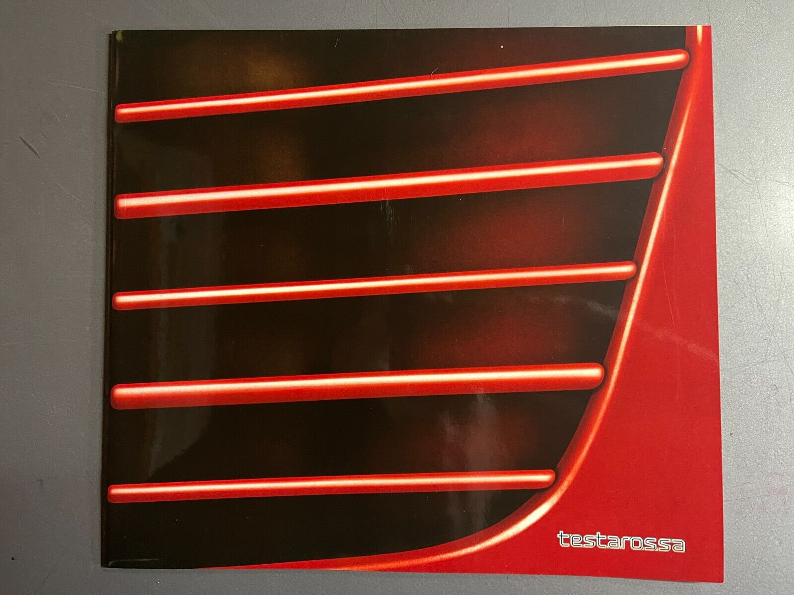 1985 Ferrari Testarossa Deluxe Brochure, English - RARE Awesome L@@K