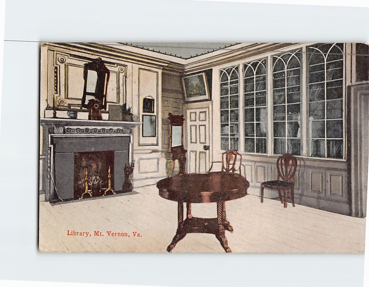 Postcard Library Mt. Vernon Virginia USA