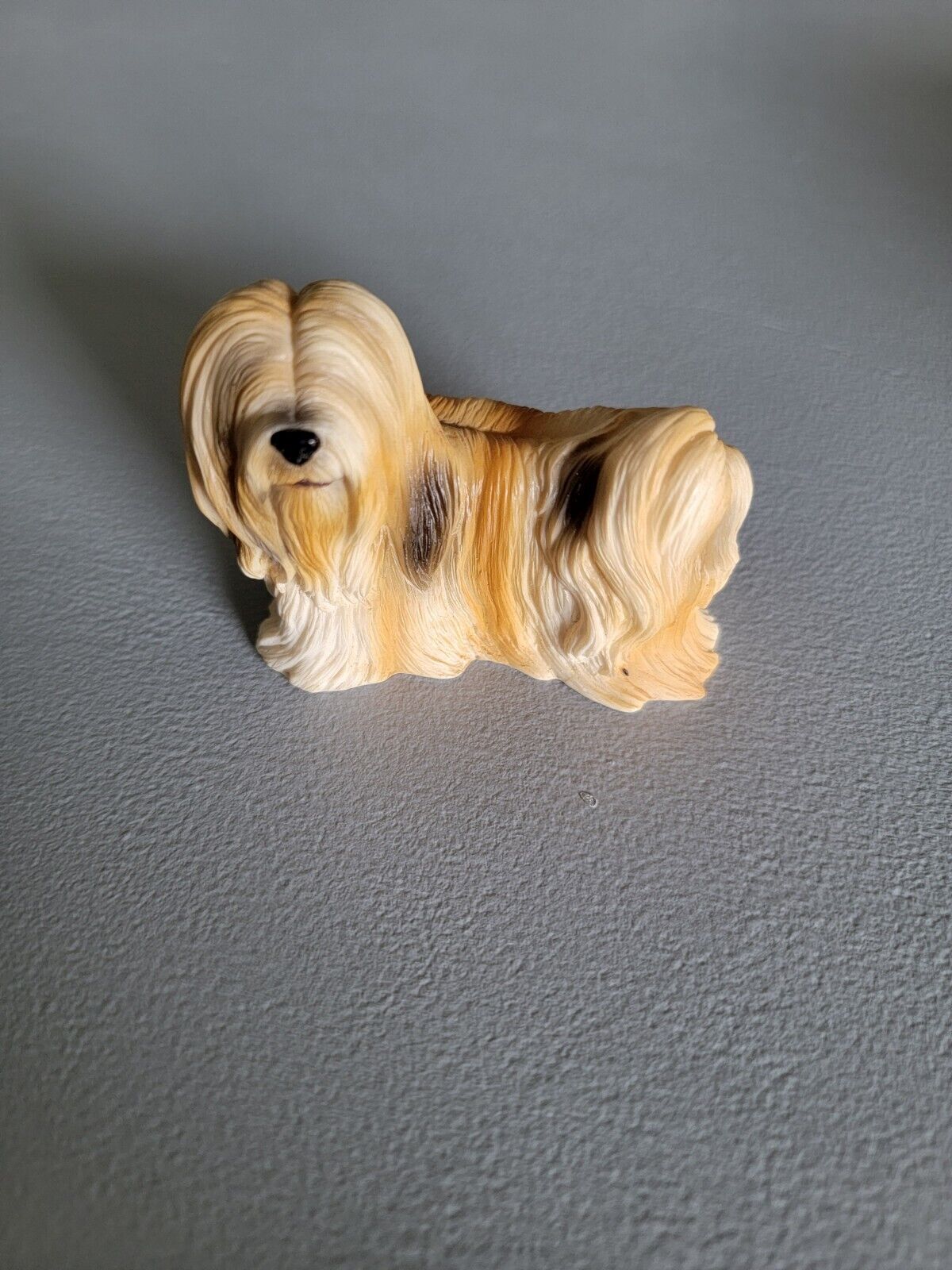 🩷Vintage  Miniature Shaggy Long Hair Dog Figurine Estate SALE Collectible 🔥🔥