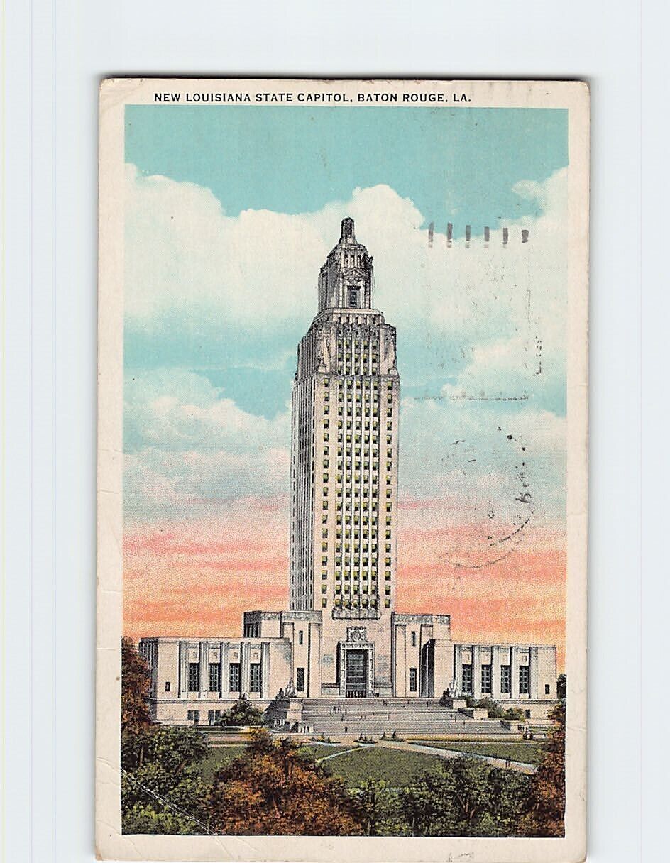 Postcard New Louisiana State Capitol Baton Rouge Louisiana USA