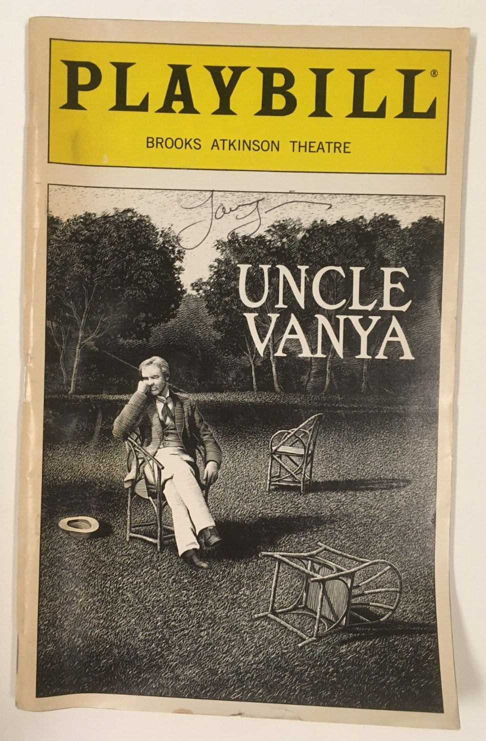 UNCLE VANYA  Playbill April 2000 AUTOGRAPHED by LAURA LINNEY