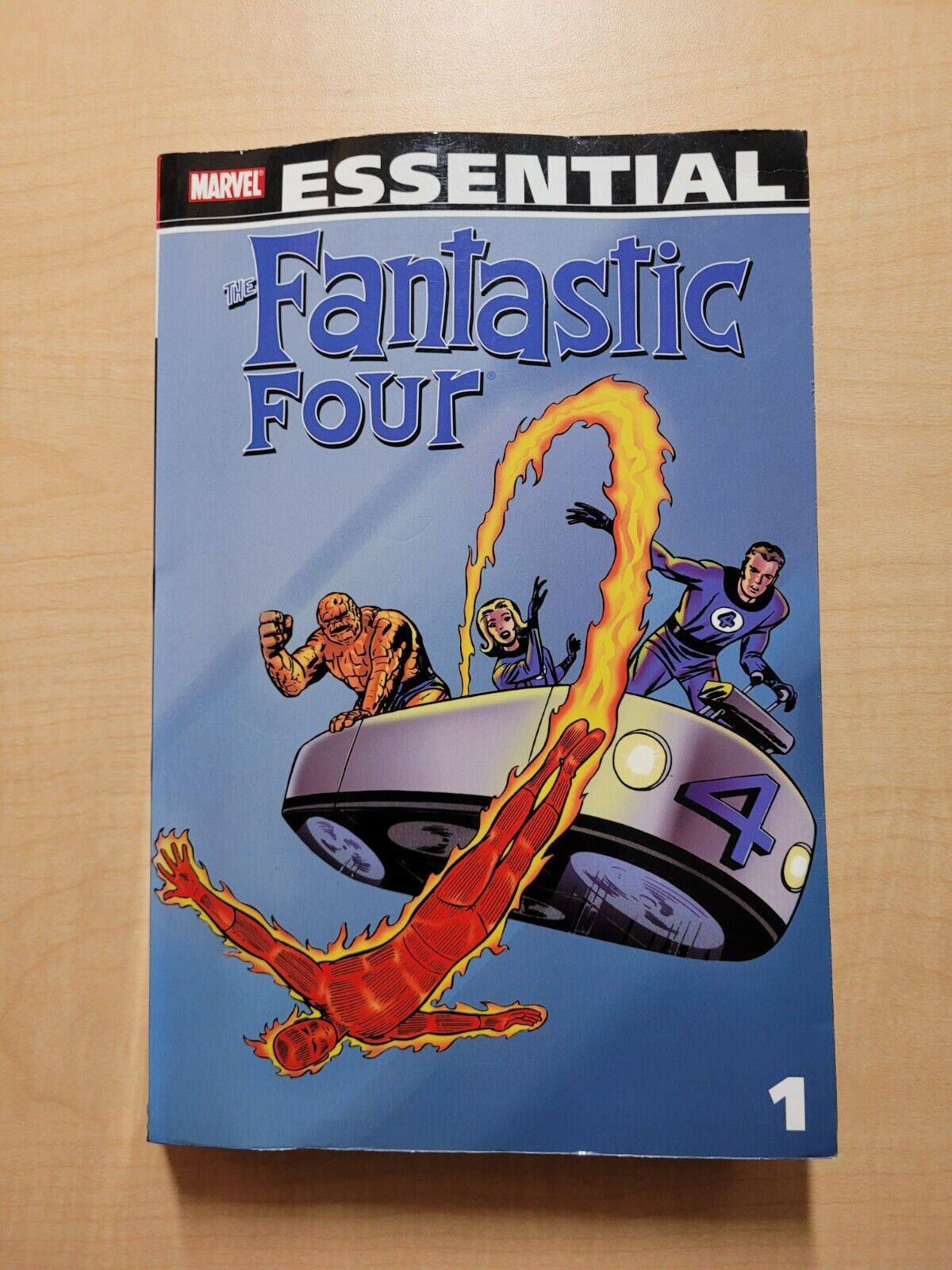 Essential The Fantastic Four Vol 1 Marvel Comics Paperback Book - Stan Lee