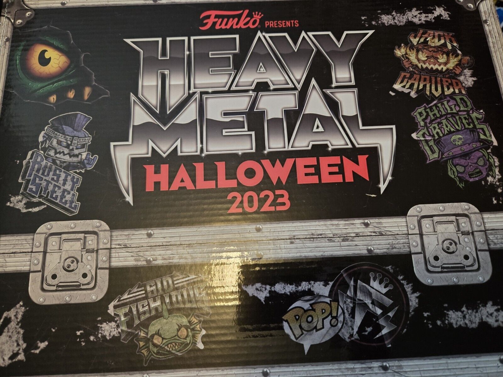 Funko Heavy Metal Box Halloween 2023- Rusty Steel Mascot Scratched And Dented 