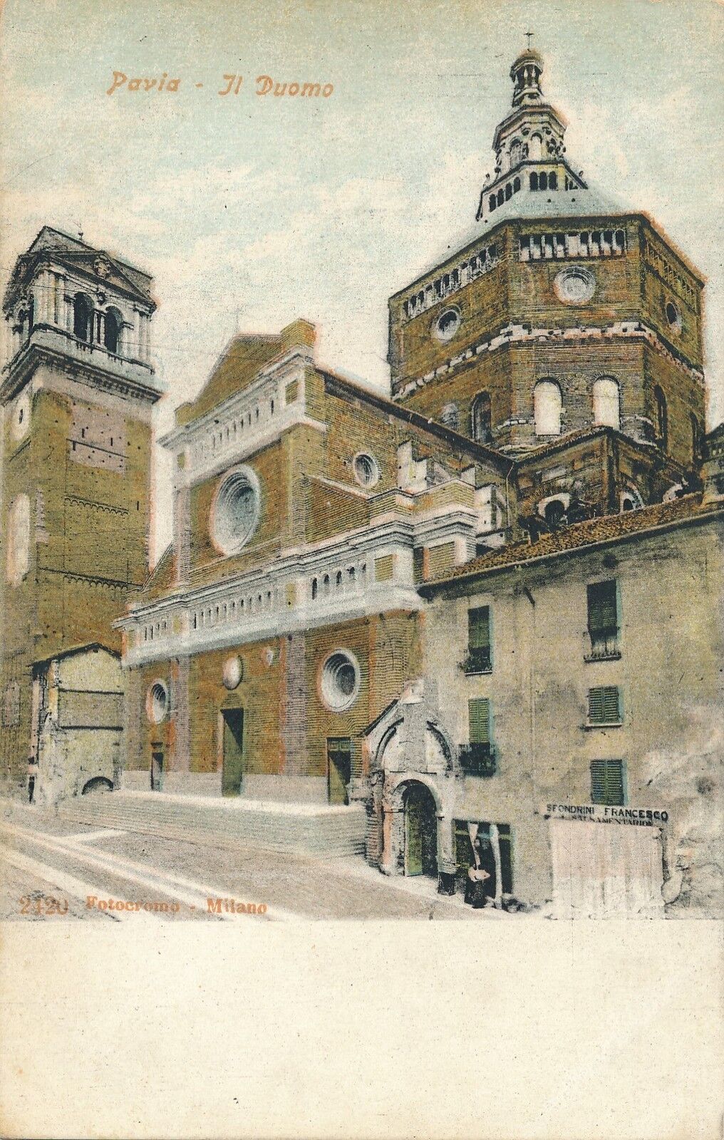 PAVIA – Il Duomo Cathedral – Italy – udb (pre 1908)