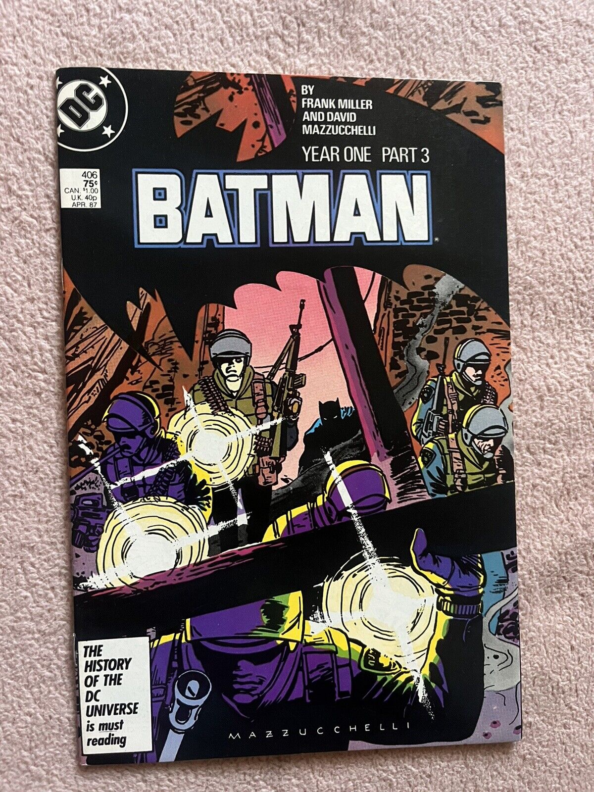 DC Comics Batman Year One Part 3 Issue #406 Comic Book Frank Miller HIGH GRADE