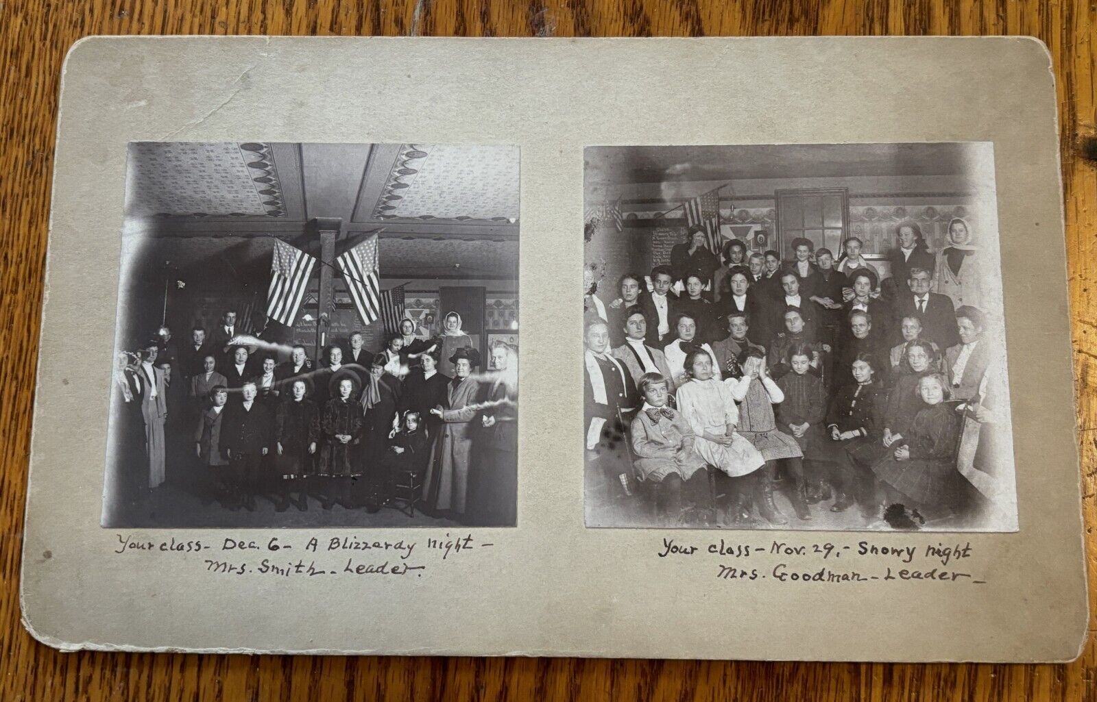 Cool Vintage Sepia Victorian Group Photos Inside Schoolhouse