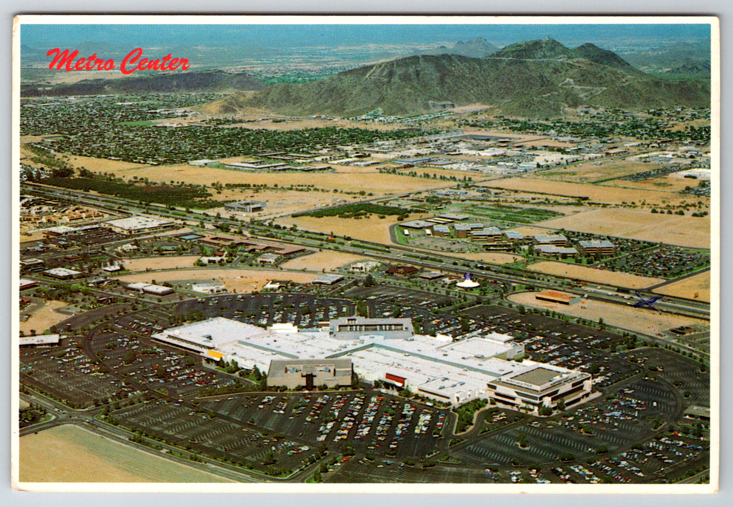 c1980s Metro Center Aerial View Phoenix Arizona Vintage Postcard
