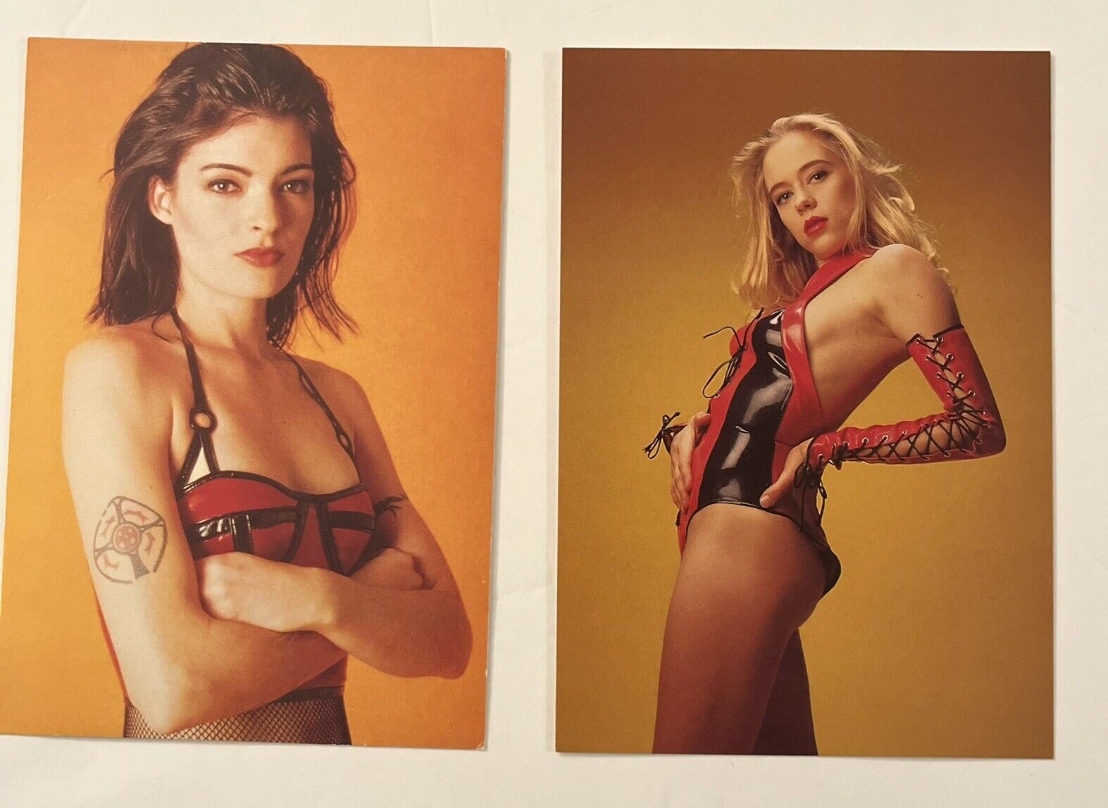Lot Of 4 Vintage 1990’s Eric Kroll’s Fetish Girls Post Cards Blank