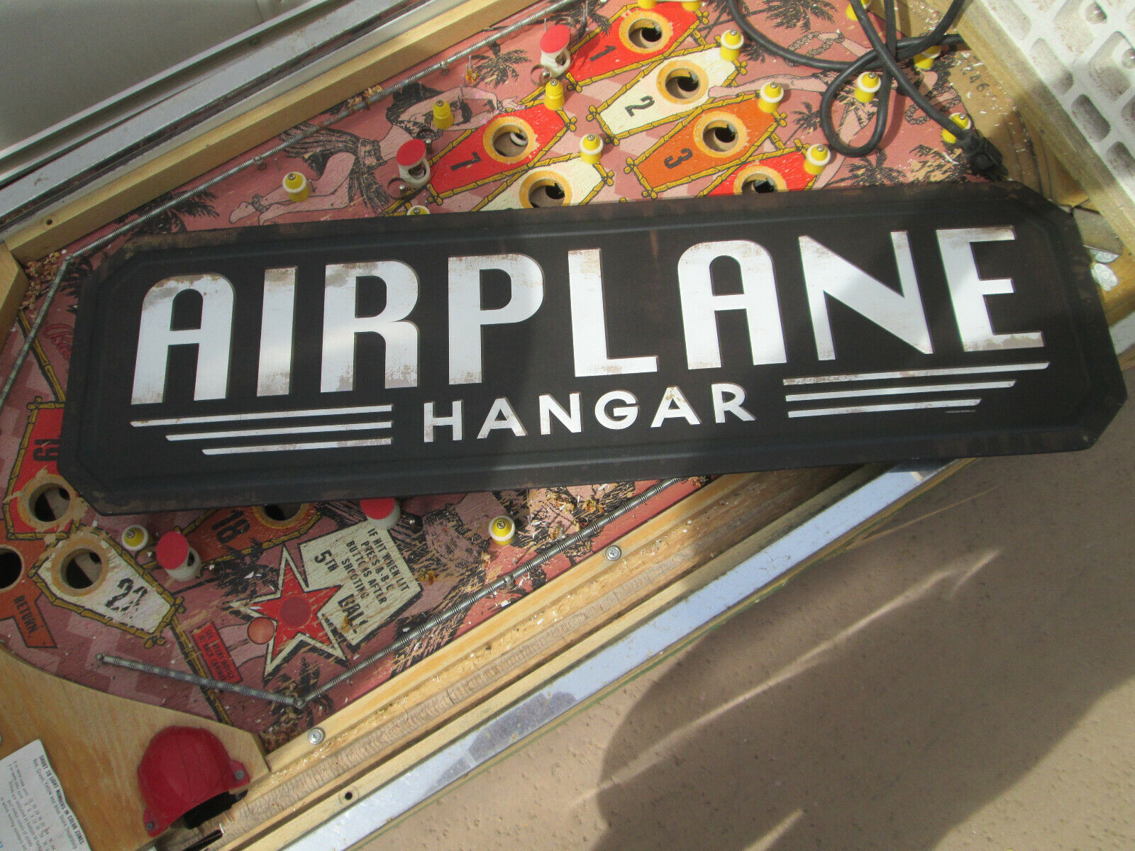 AIRPLANE HANGAR FLYING  Aviation Metal Sign ALPHA BRAVO Hanger ManCave LARGE 30\