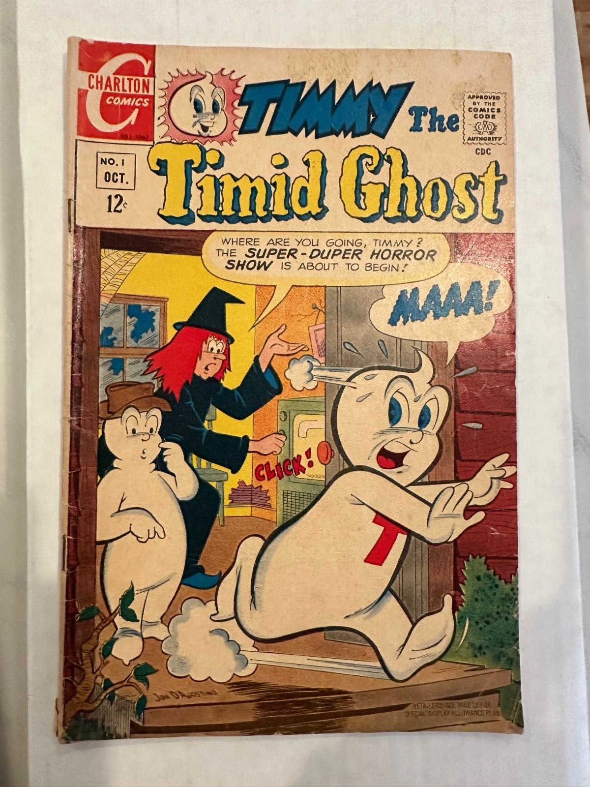 Timmy The Timid Ghost #1  Comic Book