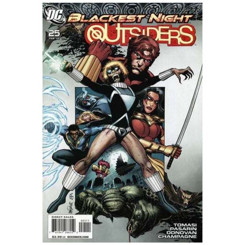 Outsiders #25  - 2009 series DC comics NM+ Full description below [o.
