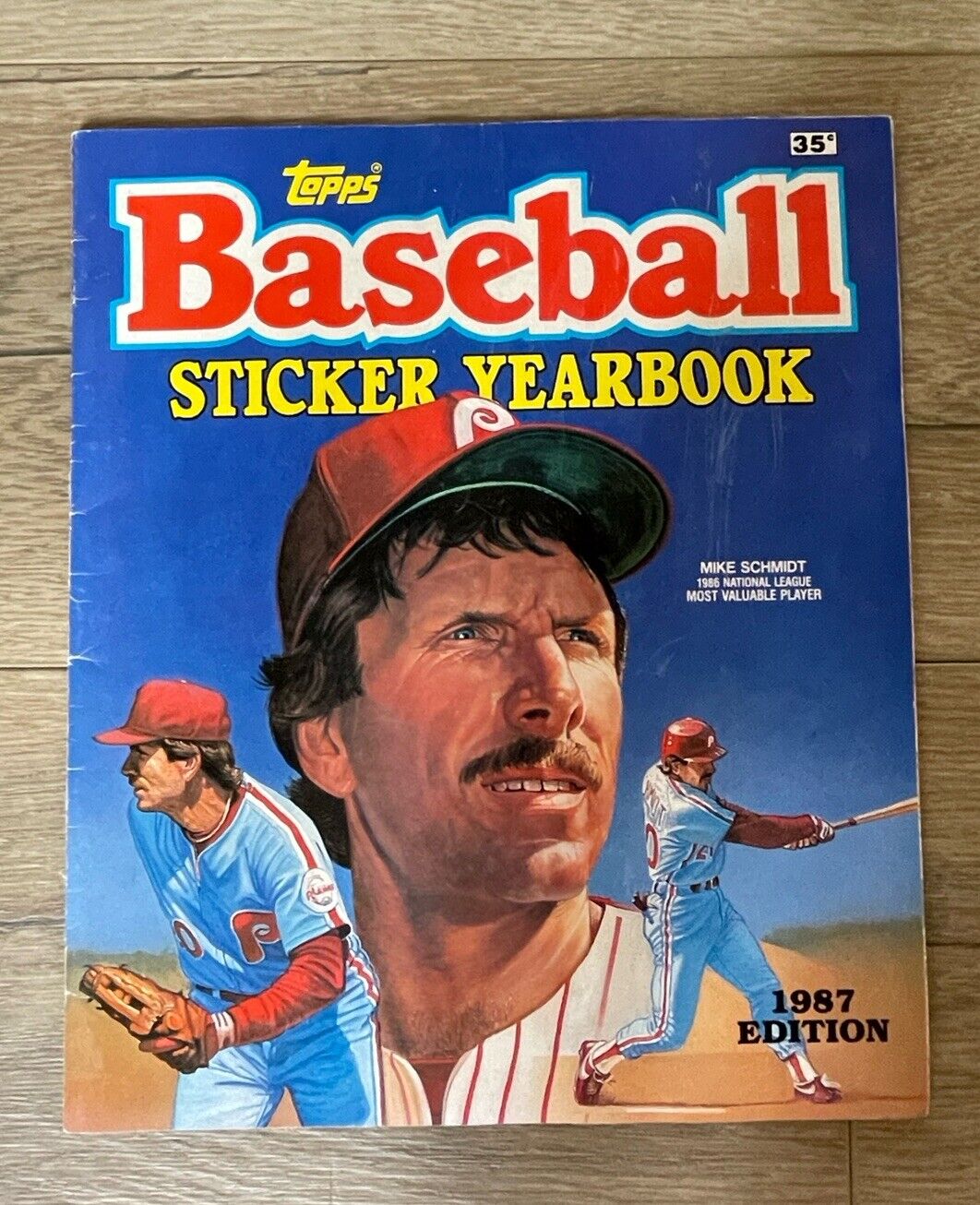 Topps Baseball Sticker Yearbook 1987 Edition Mike Schmidt Cover