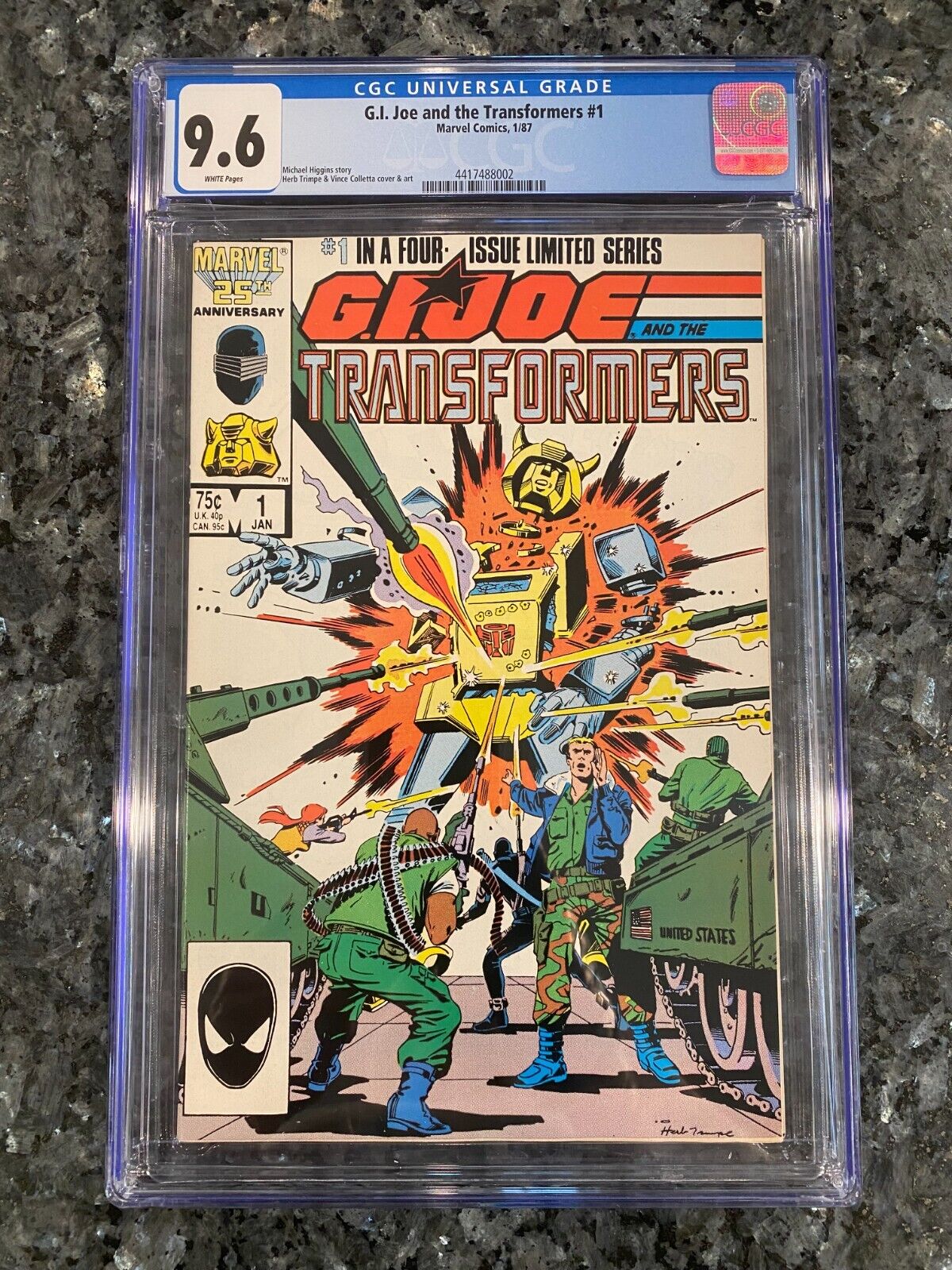 Cinematic Anticipation: G.I. Joe and the Transformers #1 - CGC 9.6 White Pages