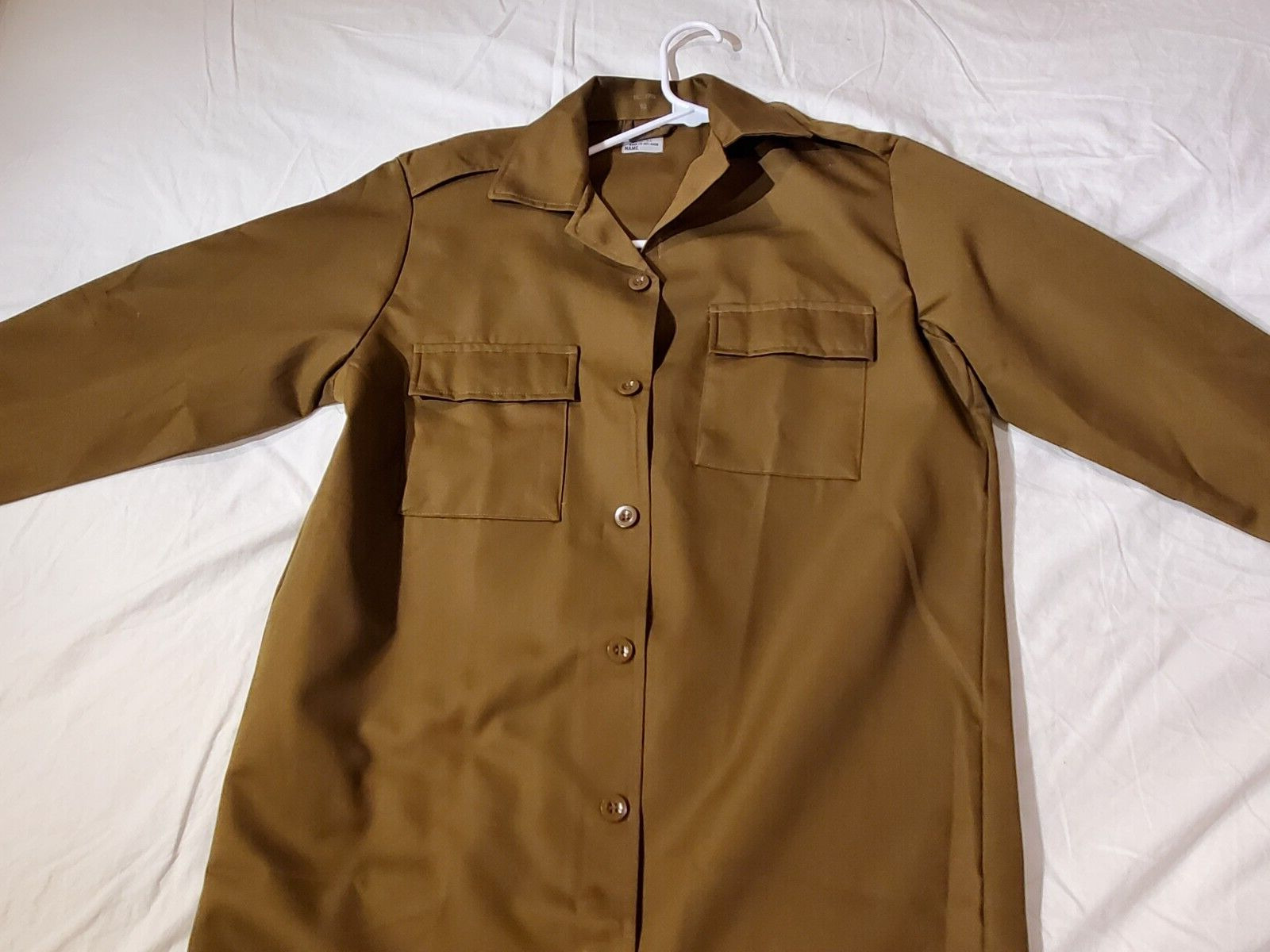 SADF South African Nutria Bush Shirt, Sz 92 (S), Long Sleeves, Border War, 1992