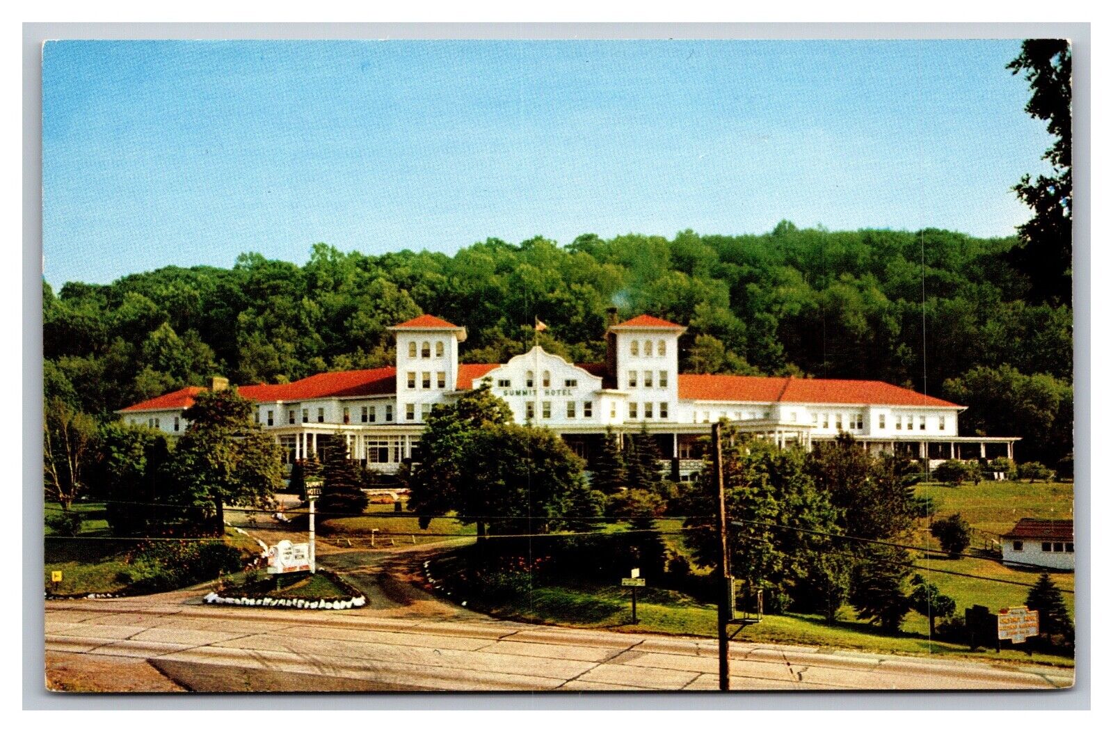 Uniontown PA Pennsylvania Summit Hotel Resort #106 Chrome Postcard