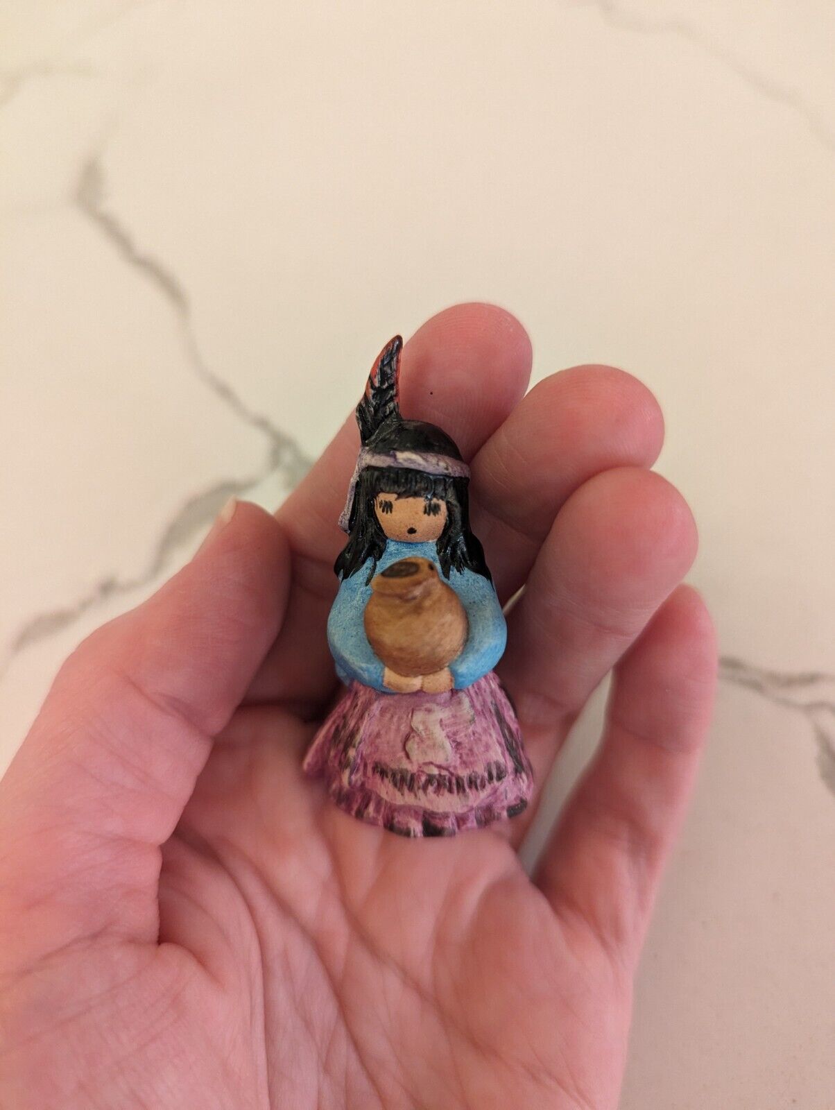Degrazia Goebel Village Figure Figurine Tiny Treasure (Read)