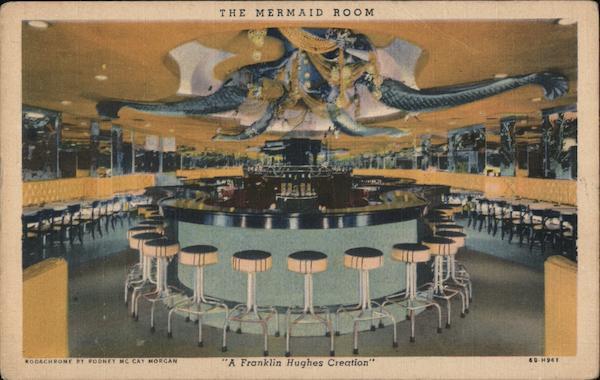 New York City,NY The Mermaid Room,A Franklin Hughes Creation,Park Central Hotel