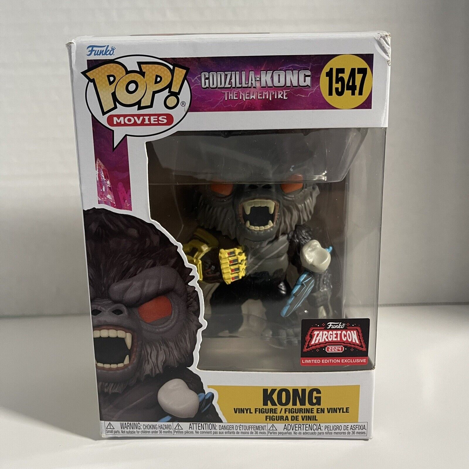 Funko Pop #1547 Godzilla X Kong: The New Empire 2024 TargetCon Exclusive BONUS