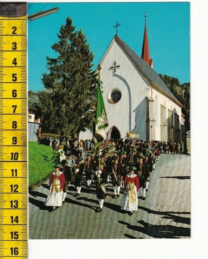 Dolomites - Selva di Val Gardena costume procession S.Maria Assunta ad Nives NVG