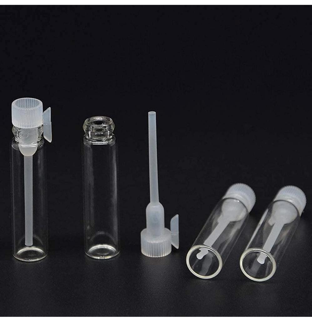 EMPTY SMALL GLASS PERFUME SAMPLE VIAL BOTTLE 500 CT. NEW 1ml Vials Tubes Bottles